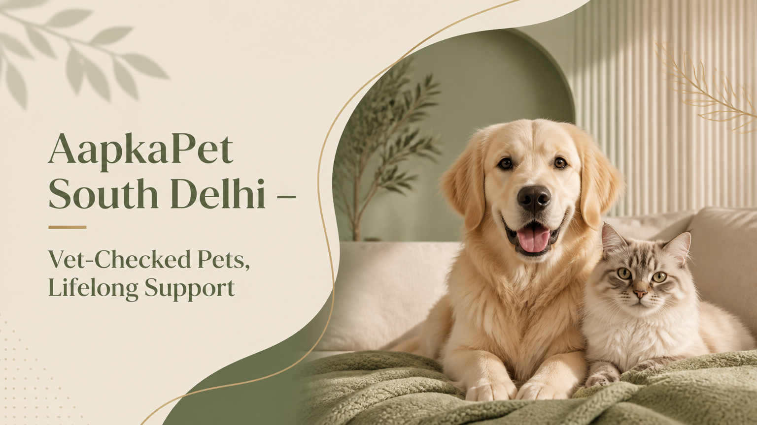 AapkaPet South Delhi – Vet-Checked Pets, Lifelong Support