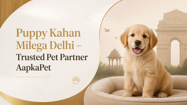 Puppy Kahan Milega Delhi: Trusted Pet Partner AapkaPet