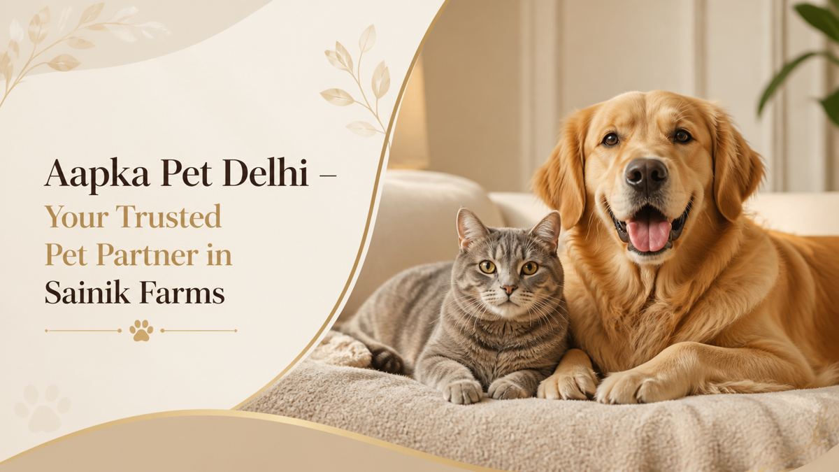 Aapka Pet Delhi - veterinarian-checked pets at Sainik Farms, South Delhi